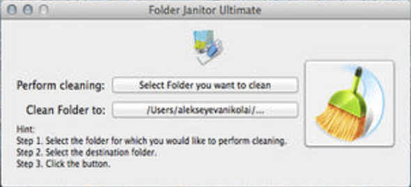 Folder Janitor Ultimate 1.0 : Main Window