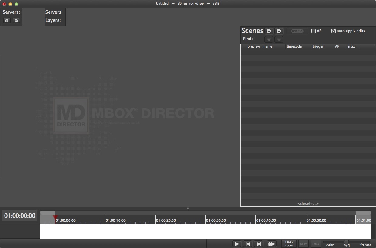 Mbox Director 3.8 : Main Window