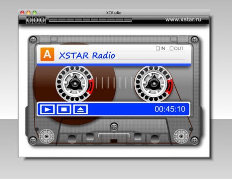 XCRadio 3.9 : Main window