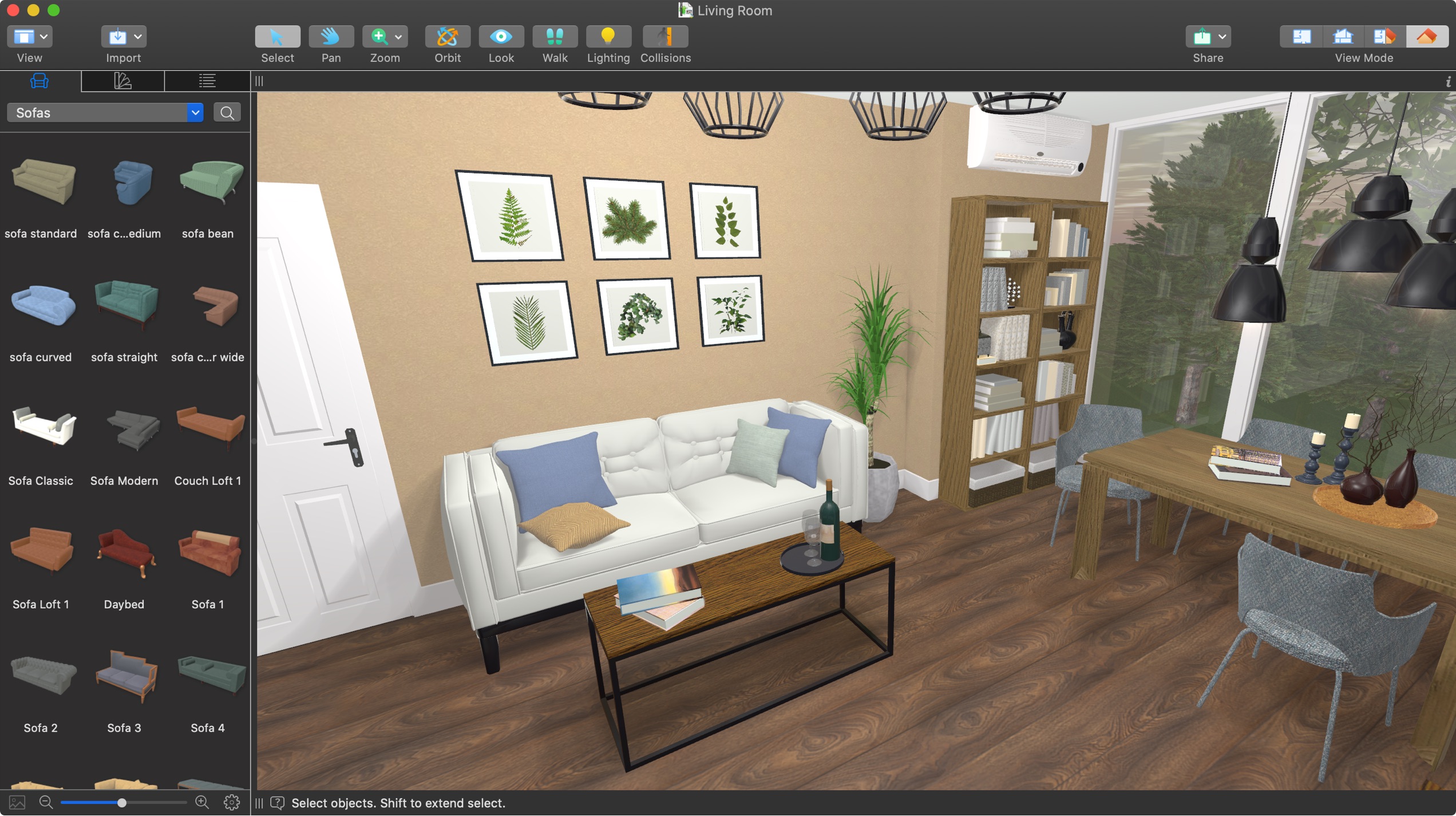 Live Home 3D Pro 4.0 : 3D view of the interior
