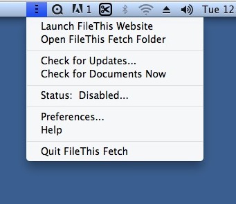 FileThis Fetch 2.0 : Main Window