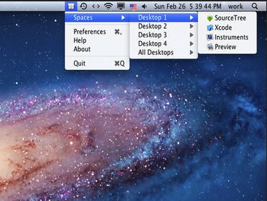 QuickDesktopApp 1.0 : Main window