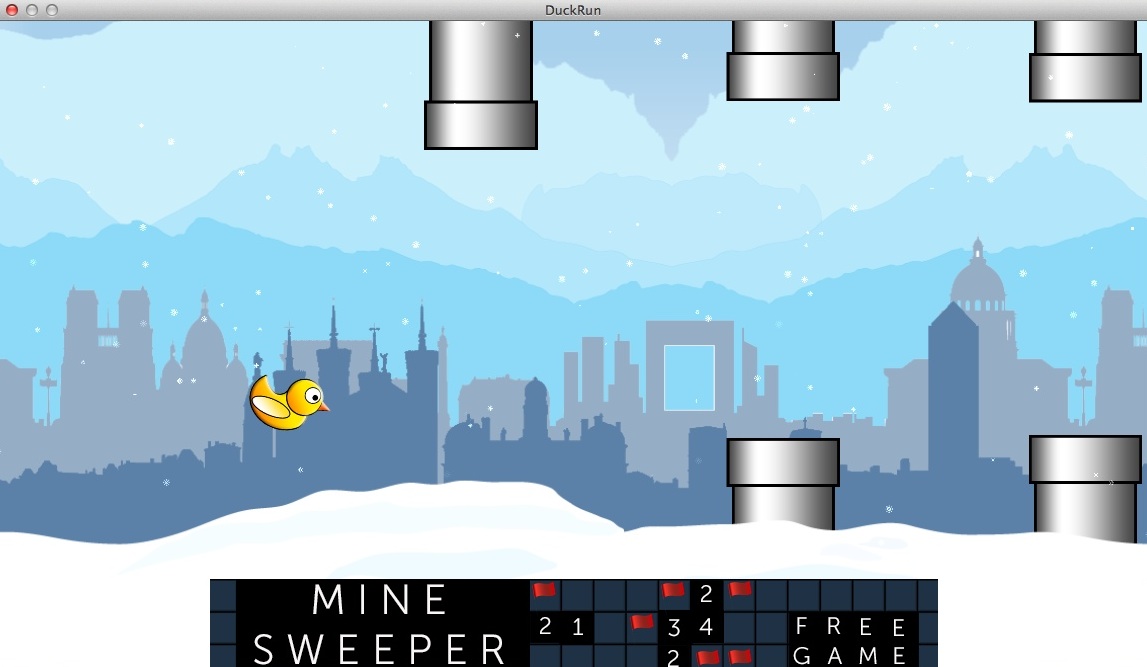 Duck Run 1.0 : Gameplay Window