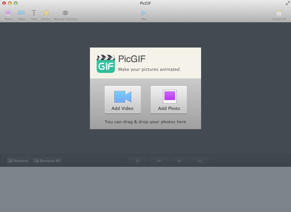 PicGIF 2.0 : Select Video/Audio Window