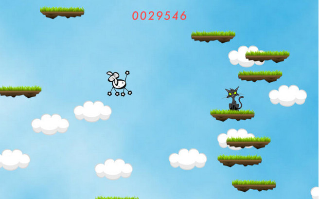 Poodle Jumper Lite 1.0 : Gameplay Window