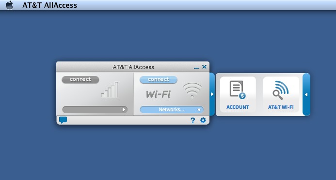 AT&T AllAccess 10.1 : Main window