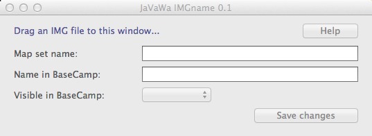 JaVaWa IMGname 0.1 : Main Window