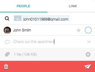 Infinit 0.9 : Sending Files Via Email