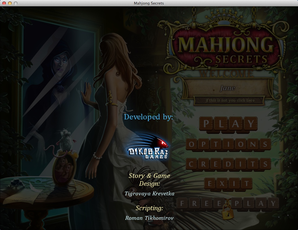 Mahjong Secrets 2.0 : Credits Window