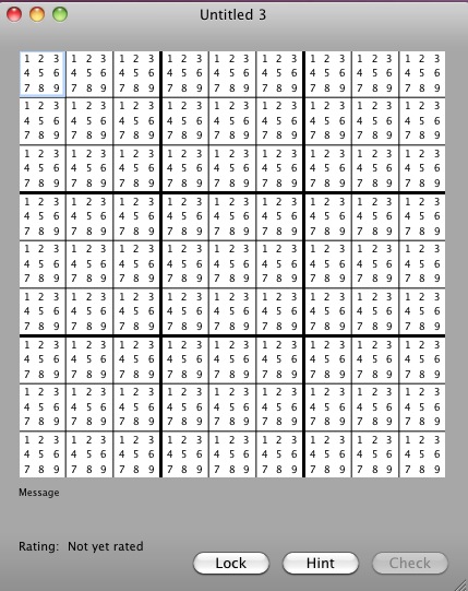 SudokuDan 0.2 : Create a new puzzle