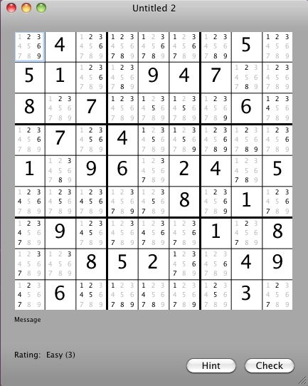 SudokuDan 0.2 : General view
