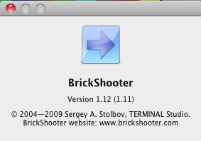BrickShooter 1.1 : About