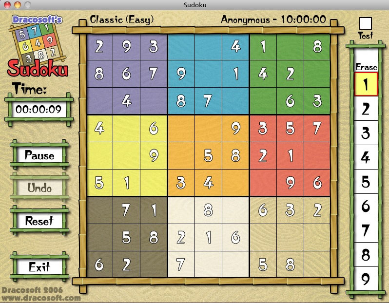 Sudoku 1.2 : Classic mode
