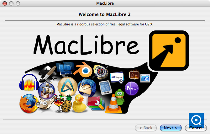 MacLibre 2.0 : Main window
