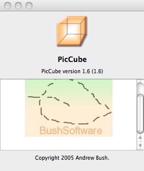 PicCube 1.6 : Main window