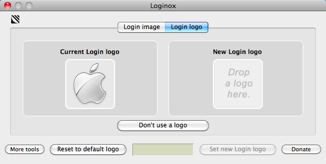 Loginox 1.0 beta : Change Login Logo