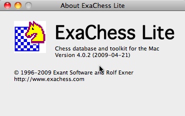ExaChess Lite 4.0 : Main window