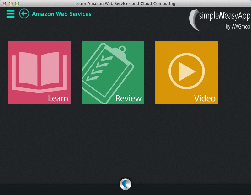 Learn Amazon Web Services and Cloud Computing - A simpleNeasyApp by WAGmob 1.0 : Selecting Activity Type