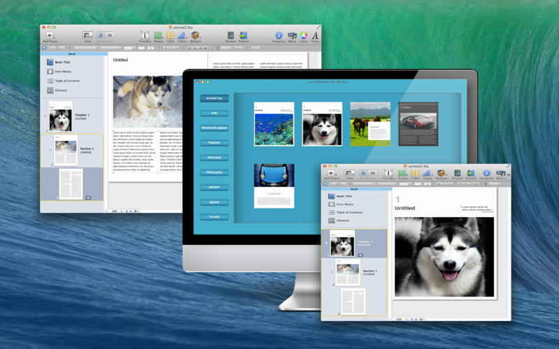 airTemplates for iBooks 1.0 : Main Window