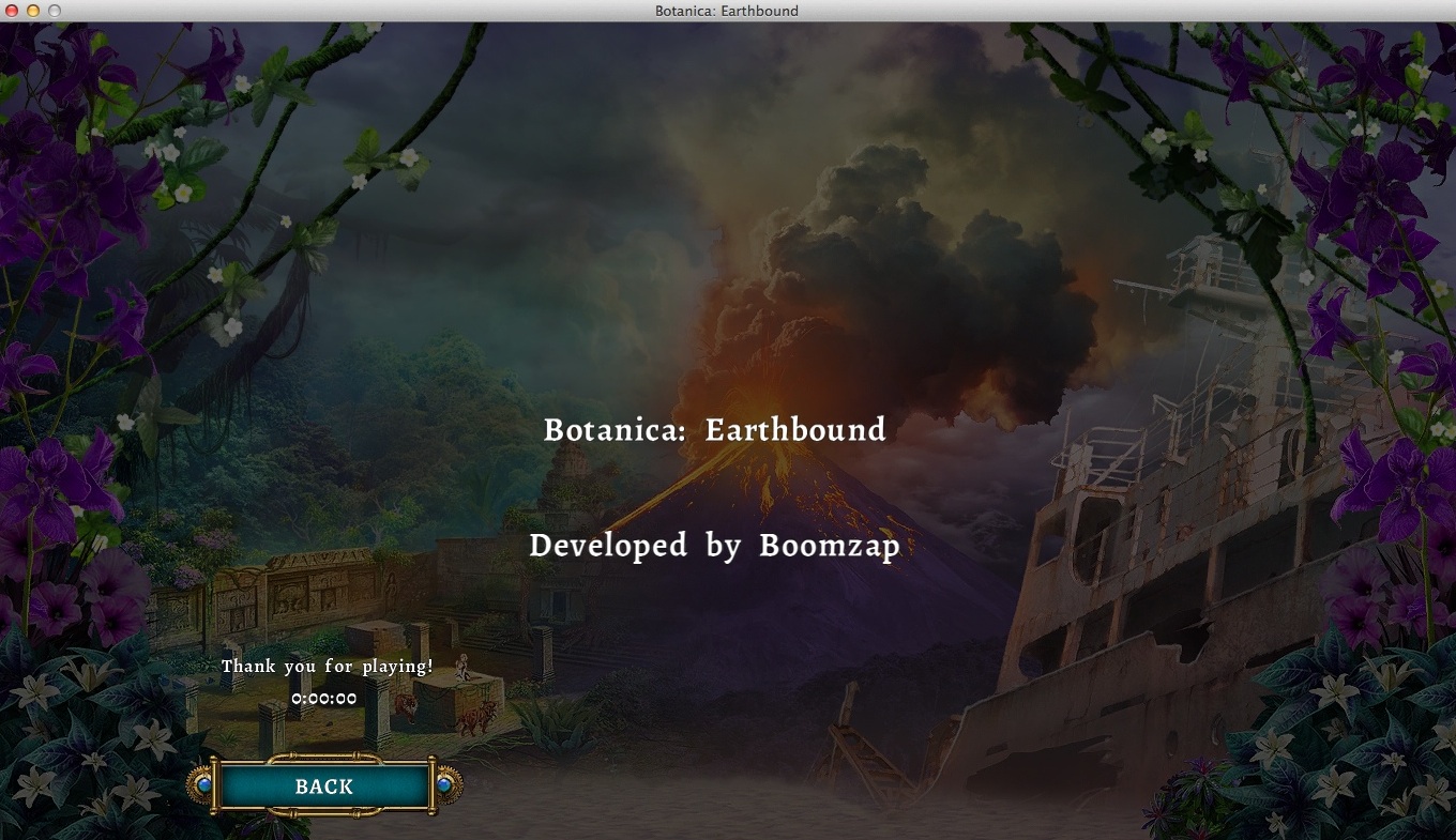 Botanica: Earthbound 2.0 : Credits Window