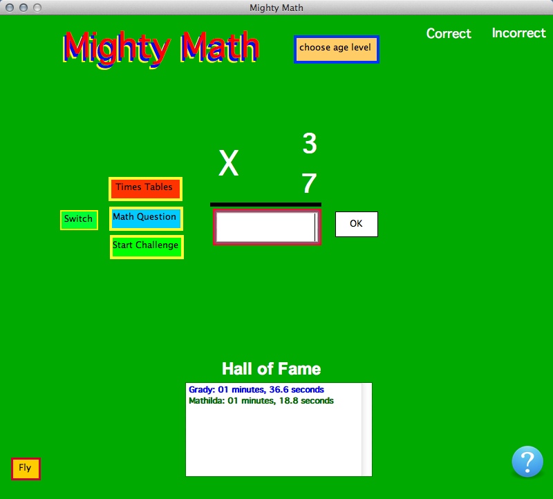 Mighty Math 1.5 : Taking Test