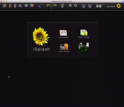 iSplash Color Photo Editor 3.4 : Opening a file