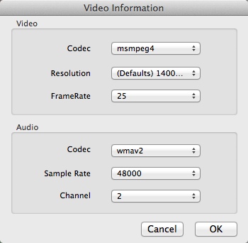 Ephnic Video Converter 1.1 : Configuring Advanced Output Settings