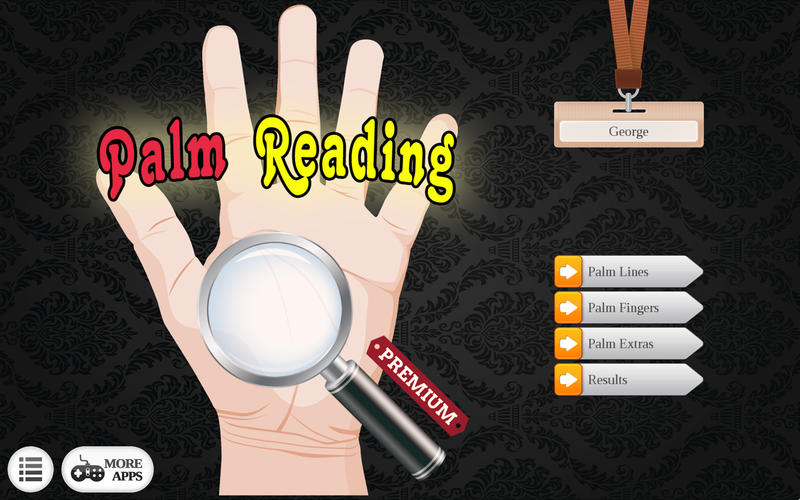 Palm Reading Premium 1.1 : Main window