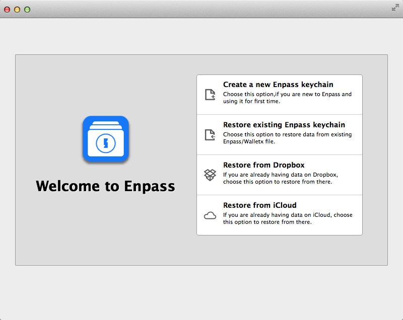 Enpass 4.0 : Main Window