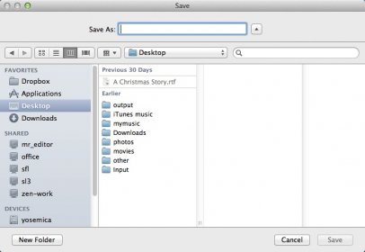 Selecting Destination Folder For The Encrypted File