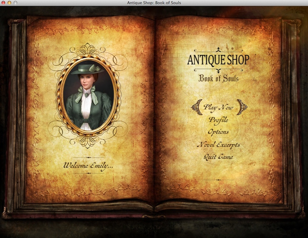 Antique Shop: Book of Souls 2.0 : Main Menu