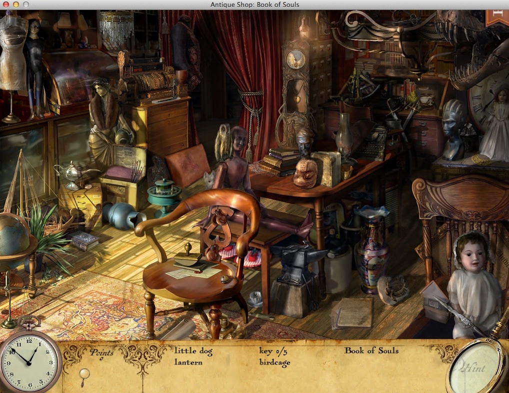 Antique Shop: Book of Souls 2.0 : Completing Hidden Object Mini-Game