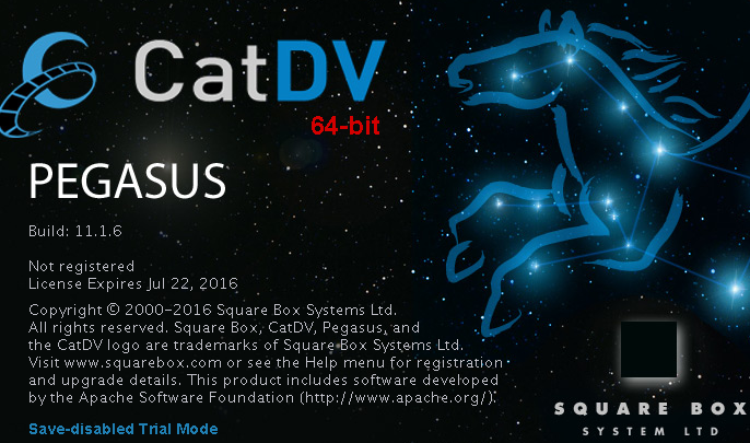 CatDV Pegasus 11.1 : About