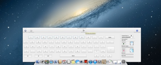 teleControl Keyboard 1.0 : Main window