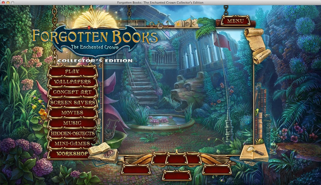 Forgotten Books: The Enchanted Crown Collector's Edition 2.0 : Extras Window