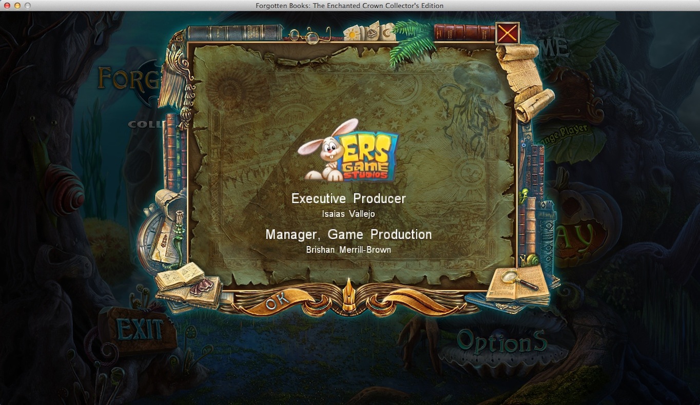 Forgotten Books: The Enchanted Crown Collector's Edition 2.0 : Credits Window