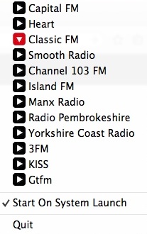 NetRadio UK 1.0 : Enabled Start At System Launch Option