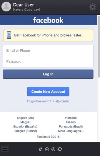 Connecting To Facebook Account