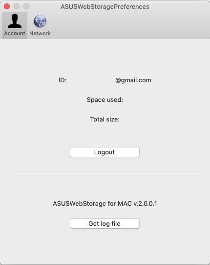 WebStorage 2.0 : Account Preferences 