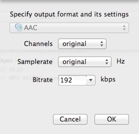 MediaHuman Audio Converter 1.9 : Configuring Advanced Output Settings
