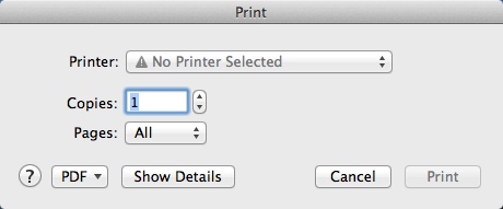 iMediaHUD 2.0 : Printing File Information