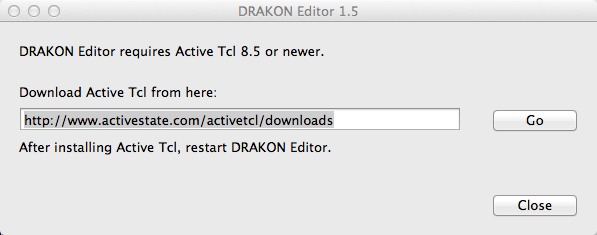 DRAKON Editor 1.5 : Main window