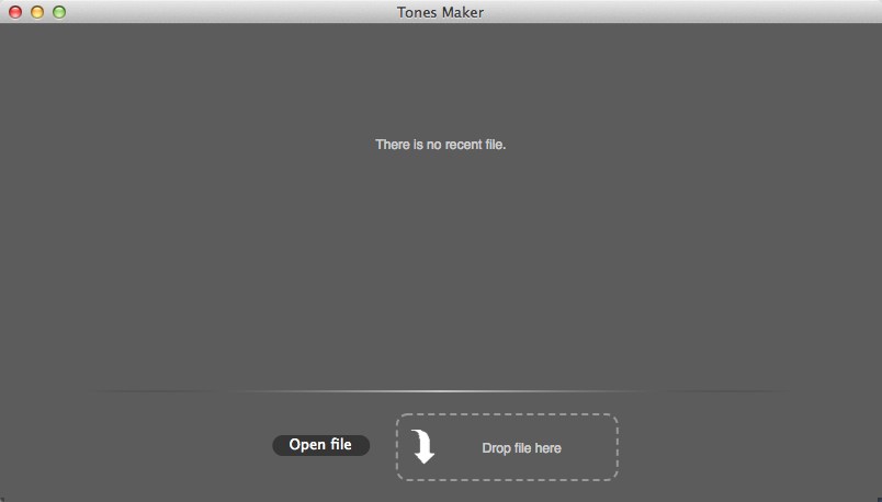 Tones Maker 2.0 : Main Window
