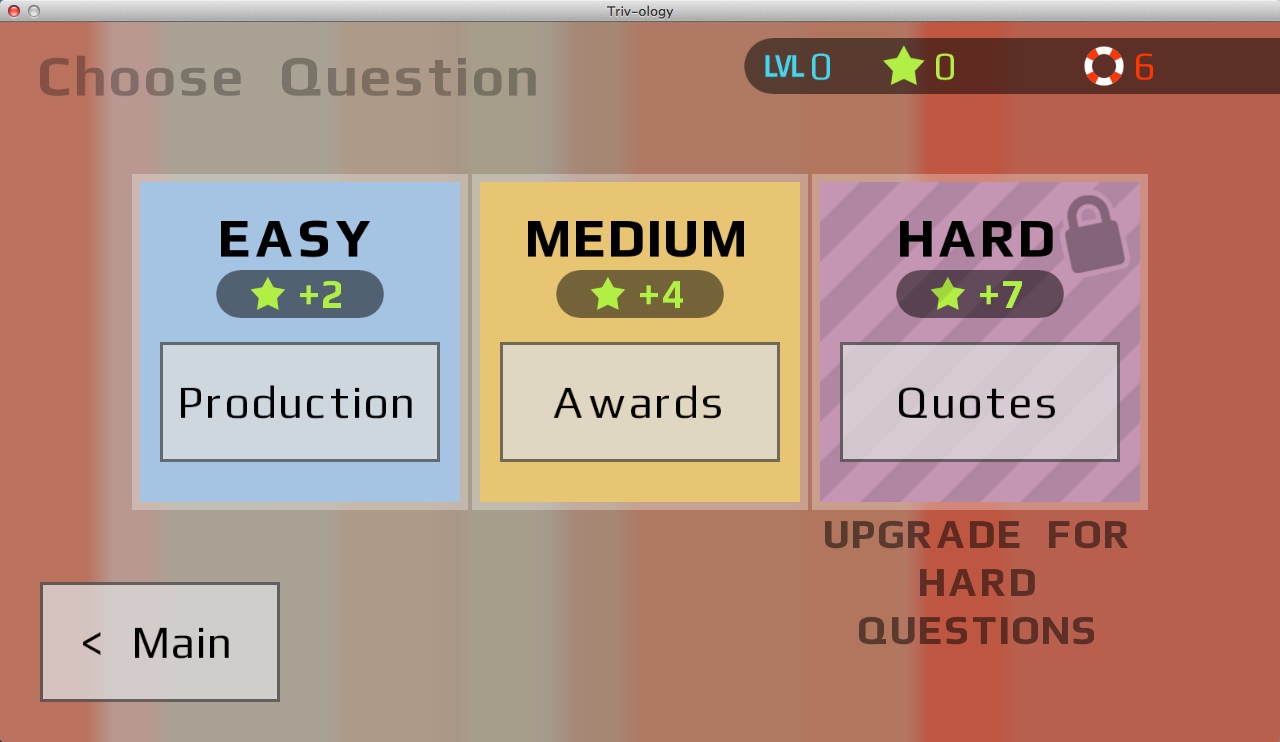 Movie Trivia 1.3 : Selecting Question Type