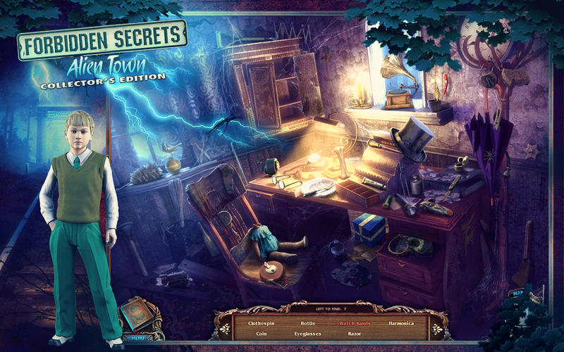 Forbidden Secrets: Alien Town Collector's Edition 1.0 : Main window