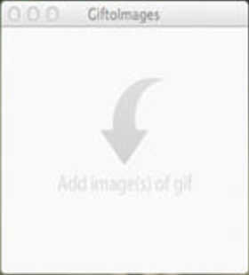 Gif to images 1.0 : Main Window