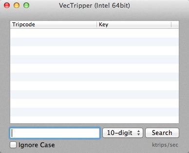 VecTripper 37.0 : Main Window