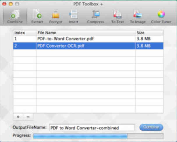 PDF Toolbox + 2.0 : Main Window