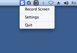 Screenr Desktop Recorder 1.0 : Main window