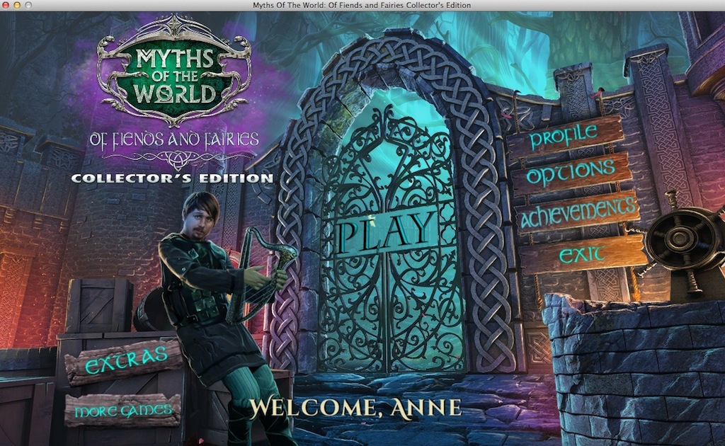 Myths of the World: Of Fiends and Fairies Collector's Edition 2.0 : Main Menu